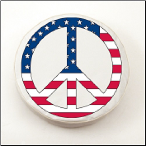 Peace sign jeep spare tire covers #3