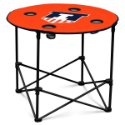 University of Illinois Round Table w/ Officially Licensed Team Logo