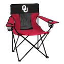 Oklahoma Sooners Elite Canvas Chair w/ Officially Licensed Team Logo