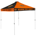 Oklahoma State Tent w/ Cowboys Logo - 9 x 9 Checkerboard Canopy
