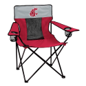 Washington State Elite Canvas Chair w/ Officially Licensed Team Logo