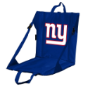 New York Stadium Seat w/ Giants Logo - Cushioned Back