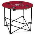 San Francisco 49ers Round Table w/ Officially Licensed Team Logo