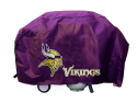Minnesota Grill Cover with Vikings Logo on Purple Vinyl - Deluxe