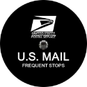 US Mail Postal Tire Cover - Backup Camera Ready