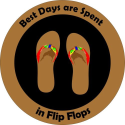 Flip Flops Spare Tire Cover