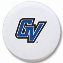 Grand Valley State University Tire Cover Logo on White Vinyl