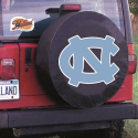 University of North Carolina Tire Cover Logo on Black Vinyl