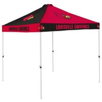 Louisville Tent w/ Cardinals Logo - 9 x 9 Checkerboard Canopy