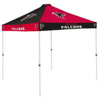 Atlanta Tent w/ Falcons Logo - 9 x 9 Checkerboard Canopy