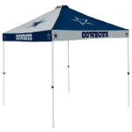 Dallas Tent w/ Cowboys Logo - 9 x 9 Checkerboard Canopy