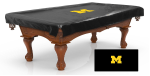 Michigan Wolverines Pool Table Cover w/ Officially Licensed Logo